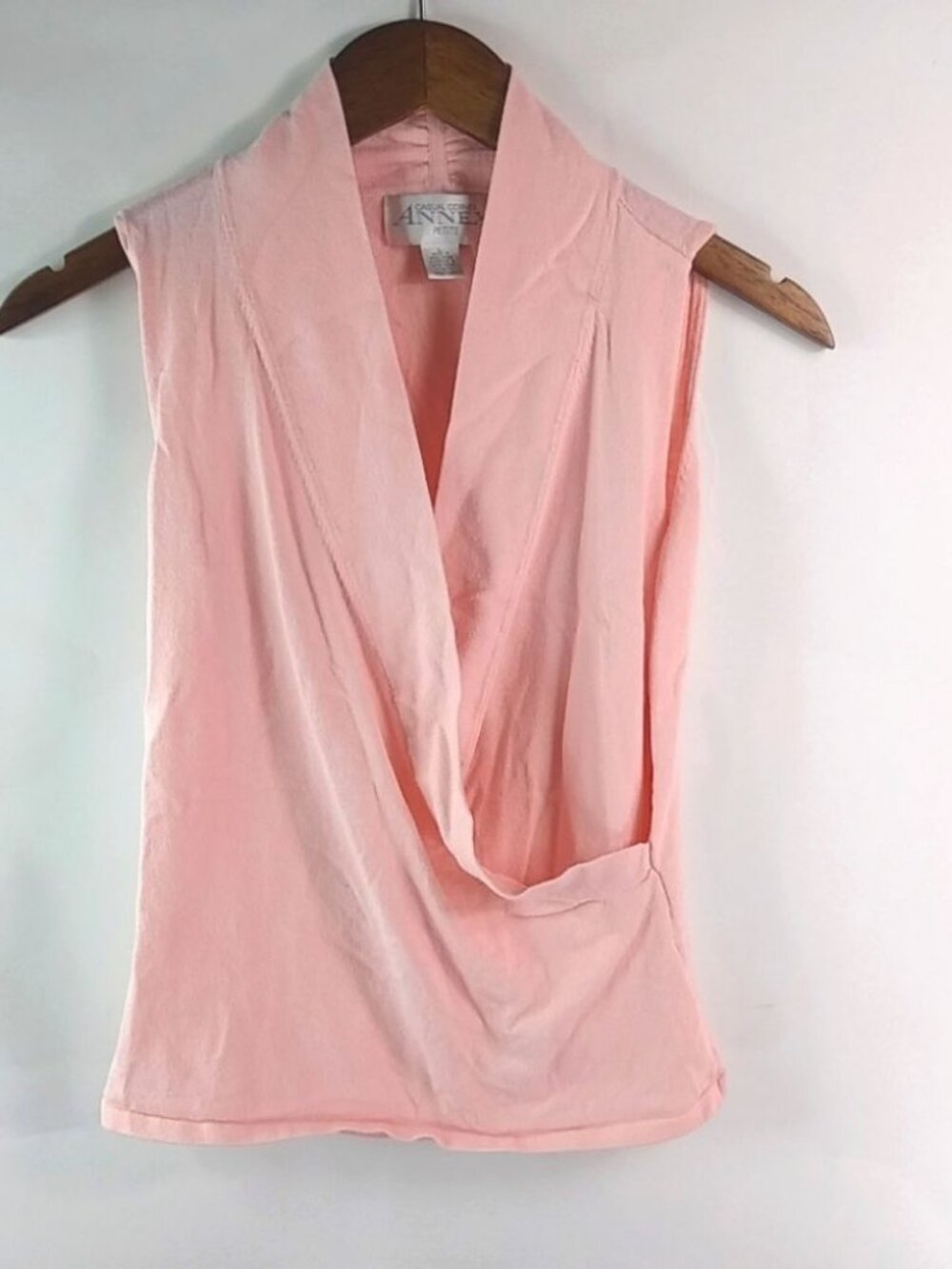 Casual Corner LP Pink Sleeveless Stretch Top